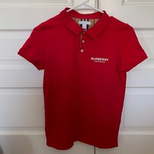 Boys Burberry polo